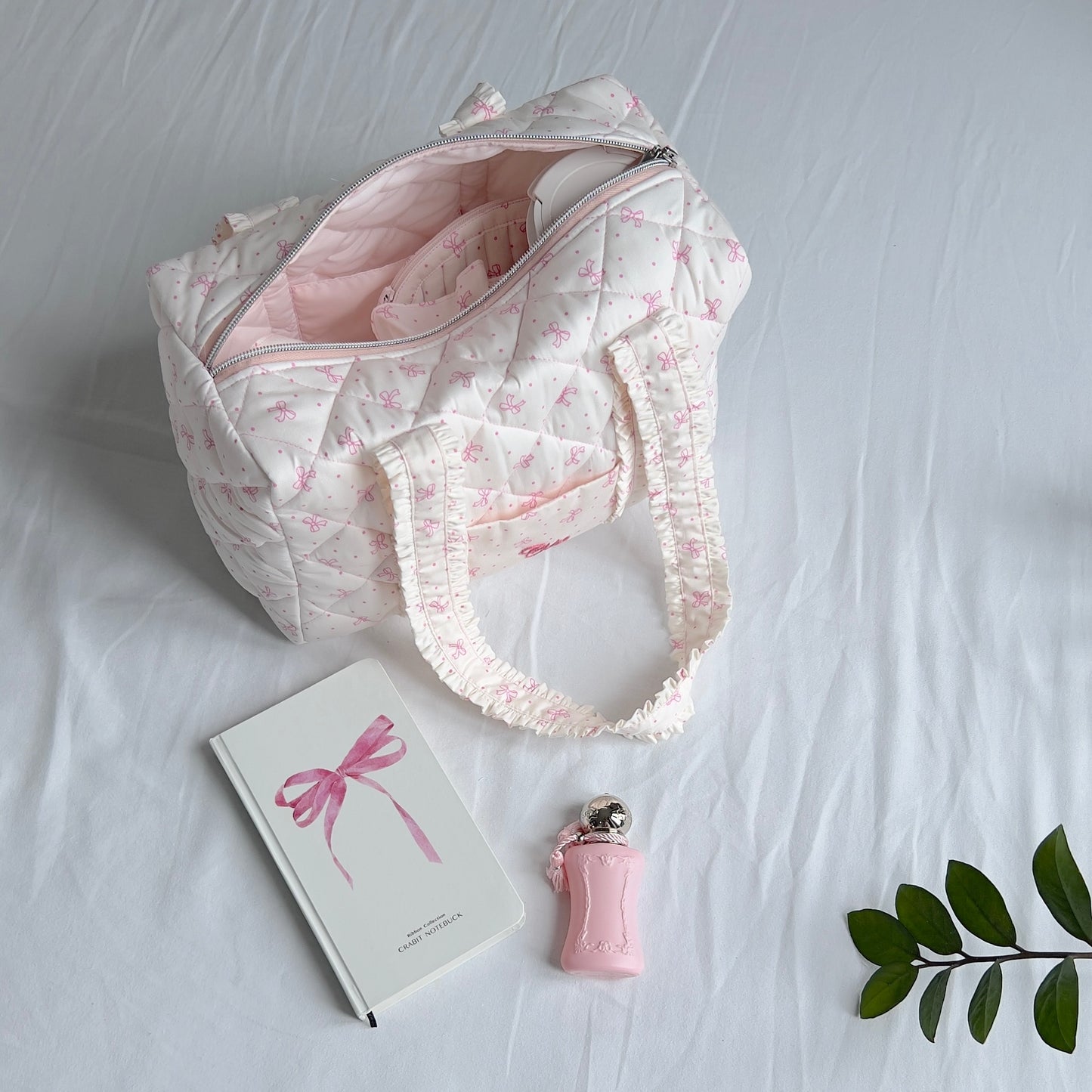 Pink Ribbon Duffle Bag