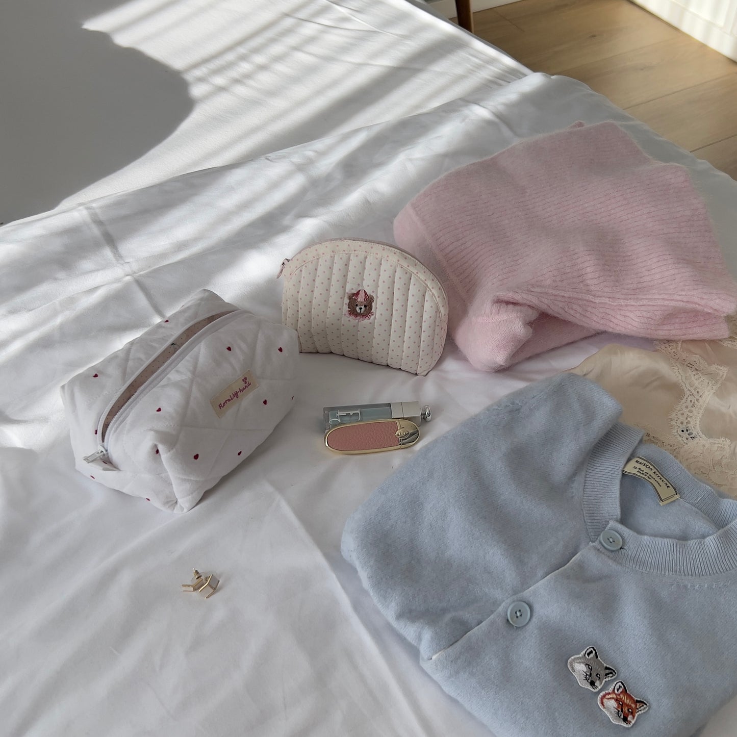 Cute Animal Embroidery Shell