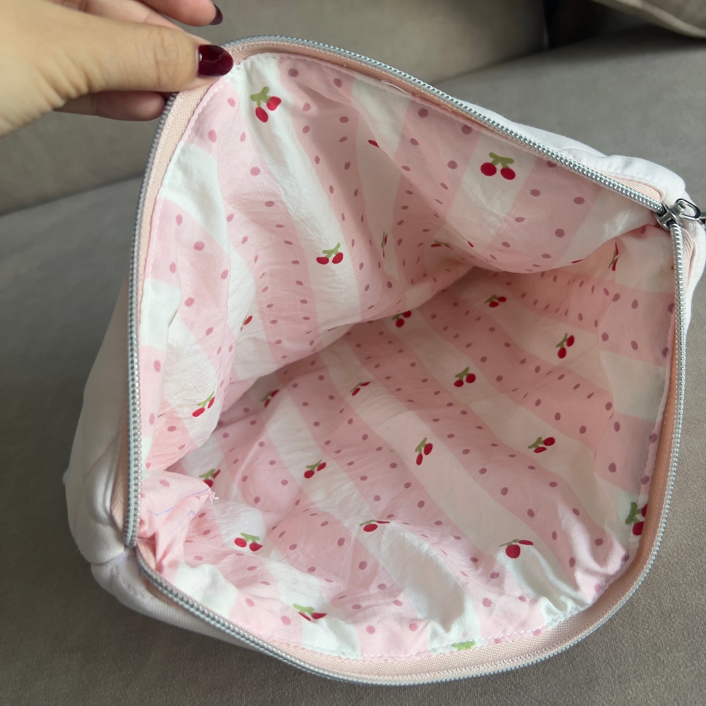 Pastel Pink Laptop Sleeve - Hand-embroidery optional