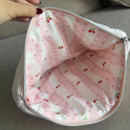 Pastel Pink Laptop Sleeve - Hand-embroidery optional